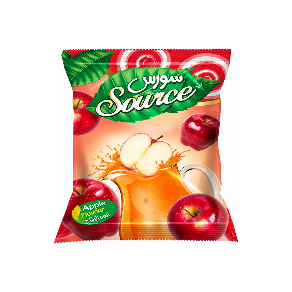 08_red_apple سورس عصير نكهة التفاح 500 جرام - الصورة 1