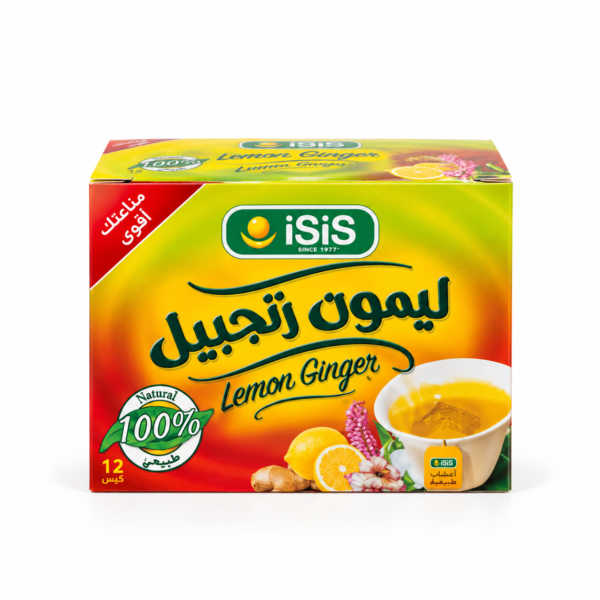 إيزيس ليمون زنجبيل 12 فتلة